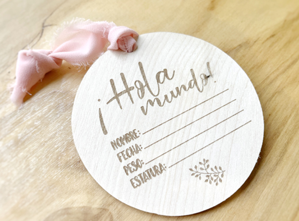 placa de madera regalo bebe recien nacido detalle bautizo babyshower regalo bebe recien nacido