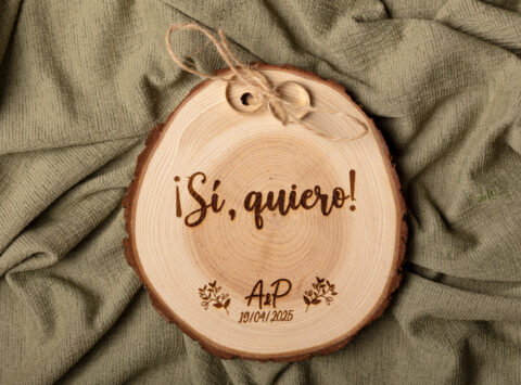 porta alianzas si quiero boda porta alianzas personalizado boda regalo boda personalizados sois los siguientes