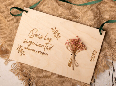 sois los siguientes rectangular sois los siguientes madera placa sois los siguientes boda