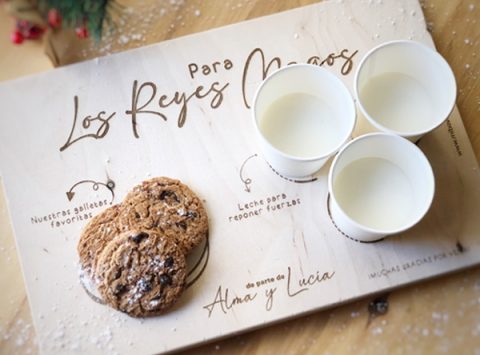 bandeja reyes magos regalos navideños y decoracion navidad