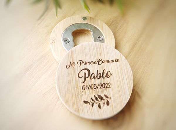 abridor iman nevera personalizado regalo de comunion