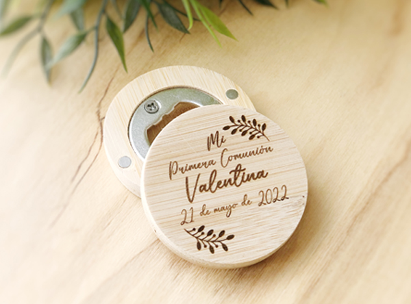 abridor iman personalizado para regalar en una comunion