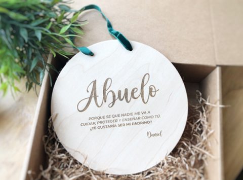 regalo boda para abuelo regalo bonito emotivo regalo padrino detalle boda placa personalizada