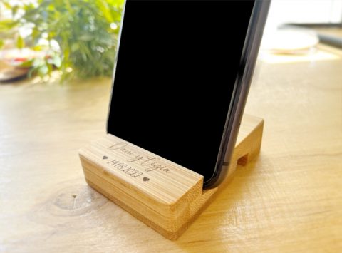 soporte para sujetar movil soporte de madera para movil soporte para tablet detalle util en una boda una celebracion un evento comunion bautizo 2023