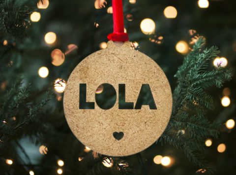 bola de navidad personalizada nombre en madera hueco bola navidad personalizada nombre