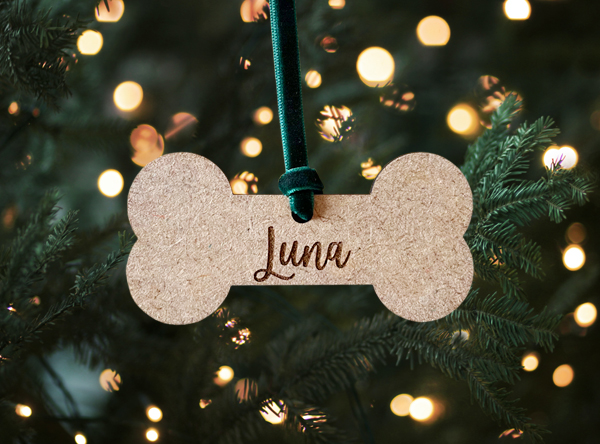 bola navidad hueso bola navidad personalizada hueso bola navidad para mascotas