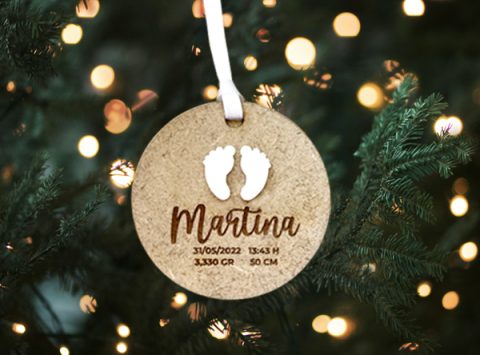 bola navidad personalizada con los datos del bebe bola navidad natalicio bola personalizada recien nacido