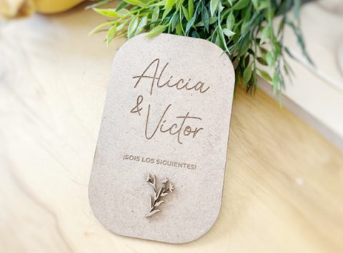 sois los siguientes personalizado en madera bodas regalo boda sois los siguientes placa personalizada