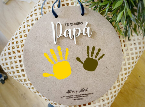 regalo dia del padre detalle personalizado placa dia del padre personalizada