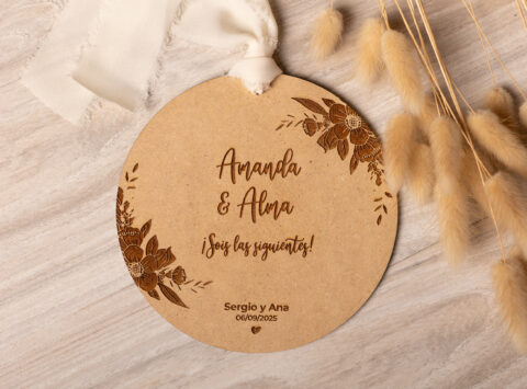 sois los siguientes madera sois los siguientes con nombres boda detalle boda porta alianzas album boda