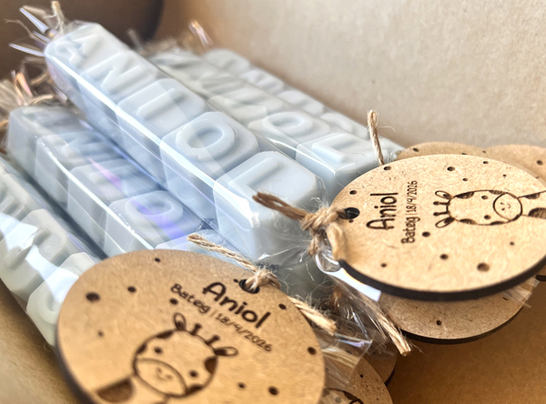 Caramelo Jabón personalizado - nombre - Imagen 4