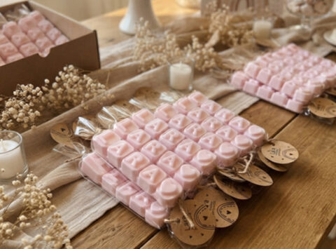 Caramelo Jabón personalizado - nombre