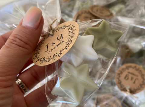 pack jabones personalizados estrellas