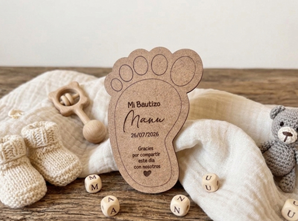 iman pie bebe bautizo personalizado detalle bautizo personalizado
